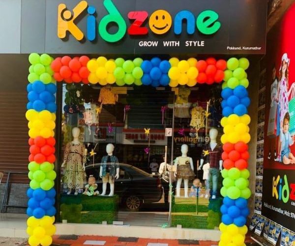 Acrylic name board for Kidzone by Fenix advertising agency. no. 1 leading advertising agency in kannur